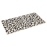 Home &amp; Lifestyle Black &amp; Cream Yuma Power-Loomed Indoor &amp; Outdoor Rug