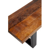 Home &amp; Lifestyle 2 Seater Nova Mango Wood Bench