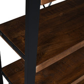 Home &amp; Lifestyle Nova 5 Tier Mango Wood Bookcase