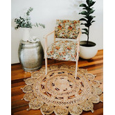 Home &amp; Lifestyle Mimosa Jute Round Rug