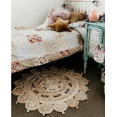 Home &amp; Lifestyle Mimosa Jute Round Rug