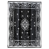 Home &amp; Lifestyle Black Oriental Indoor/Outdoor Rug
