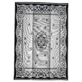 Home &amp; Lifestyle Black Oriental Indoor/Outdoor Rug