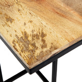 Home &amp; Lifestyle Bhumi Mango Wood Side Table