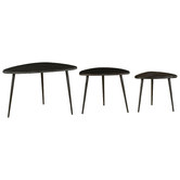Home &amp; Lifestyle 3 Piece Paulo Nesting Coffee Table Set