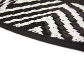 Home &amp; Lifestyle Black &amp; White Olympia Indoor &amp; Outdoor Rug