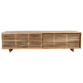 Home &amp; Lifestyle Leo Mango Wood TV Unit