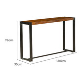 Home &amp; Lifestyle Astra Mango Wood Console Table