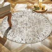 Home &amp; Lifestyle Constantine Traditional Round Rug