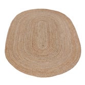 Home &amp; Lifestyle Natural Phoenix Jute Oval Rug