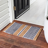 Home &amp; Lifestyle Natural Striped Nui Coir Doormat