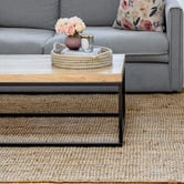Home &amp; Lifestyle Jal Rectangular Mango Wood Coffee Table
