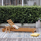 Home &amp; Lifestyle White Mendoza Geometric Outdoor Rug