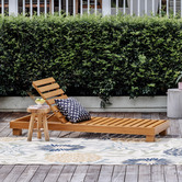Home &amp; Lifestyle White Nicosia Floral Outdoor Rug