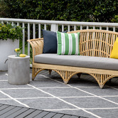 Home &amp; Lifestyle Grey Tucson Power-Loomed Indoor &amp; Outdoor Rug