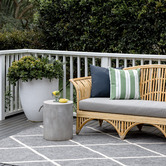 Home &amp; Lifestyle Grey Tucson Power-Loomed Indoor &amp; Outdoor Rug