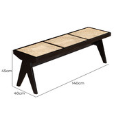 Home &amp; Lifestyle Shoki 3 Seater Mango Wood Bench