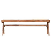Home &amp; Lifestyle Shoki 3 Seater Mango Wood Bench