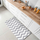 Home &amp; Lifestyle Grey Alexei Reversible Kitchen Mat