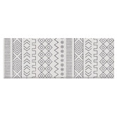 Home &amp; Lifestyle Grey Alexei Reversible Kitchen Mat