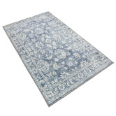 Home &amp; Lifestyle Blue Megan Machine Washable Rug
