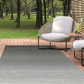 Home &amp; Lifestyle Ash Big Sur Power-Loomed Outdoor Rug