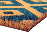 Home &amp; Lifestyle Blue Kimberley PVC Backed Doormat