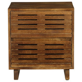 Home &amp; Lifestyle Xerxes Mango Wood Bedside Table
