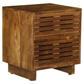 Home &amp; Lifestyle Xerxes Mango Wood Bedside Table