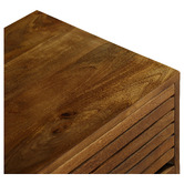 Home &amp; Lifestyle Xerxes Mango Wood Bedside Table