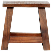 Home &amp; Lifestyle Decimus Mango Wood Accent Stool
