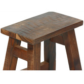 Home &amp; Lifestyle Decimus Mango Wood Accent Stool