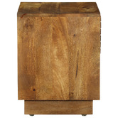Home &amp; Lifestyle Xerxes Mango Wood Bedside Table