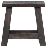 Home &amp; Lifestyle Decimus Mango Wood Accent Stool