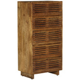 Home &amp; Lifestyle Xerxes 5 Drawer Mango Wood Tallboy