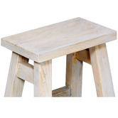 Home &amp; Lifestyle Decimus Mango Wood Accent Stool