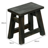 Home &amp; Lifestyle Decimus Mango Wood Accent Stool