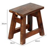 Home &amp; Lifestyle Decimus Mango Wood Accent Stool