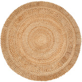 Home &amp; Lifestyle Round Magnolia Jute Rug