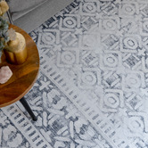 Home &amp; Lifestyle Grey Oran Power-Loomed Rug