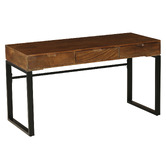 Home &amp; Lifestyle Kerry 3 Drawer Mango Wood Desk