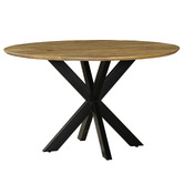 Home &amp; Lifestyle Arabella Mango Wood Dining Table