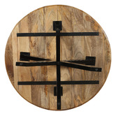 Home &amp; Lifestyle Arabella Mango Wood Dining Table
