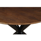 Home &amp; Lifestyle Arabella Mango Wood Dining Table