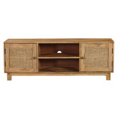 Home &amp; Lifestyle Briar 2 Door Mango Wood TV Unit