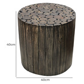 Home &amp; Lifestyle Reginald Mango Wood Side Table