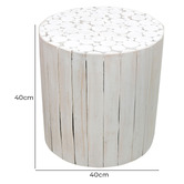 Home &amp; Lifestyle Reginald Mango Wood Side Table