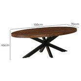 Home &amp; Lifestyle Warren Mango Wood Coffee Table