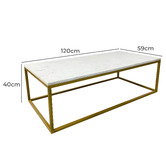 Home &amp; Lifestyle Clarence Marble Coffee Table