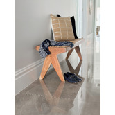Home &amp; Lifestyle Shoki 3 Seater Mango Wood Bench